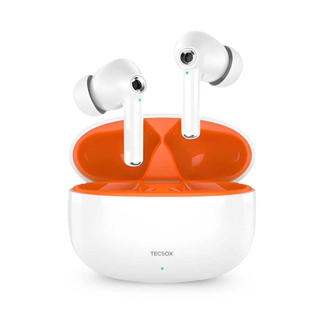 TecSox Omega 201 Wireless Earbud With Deep Bass & Comfortable Fit | IPX Water Resistant