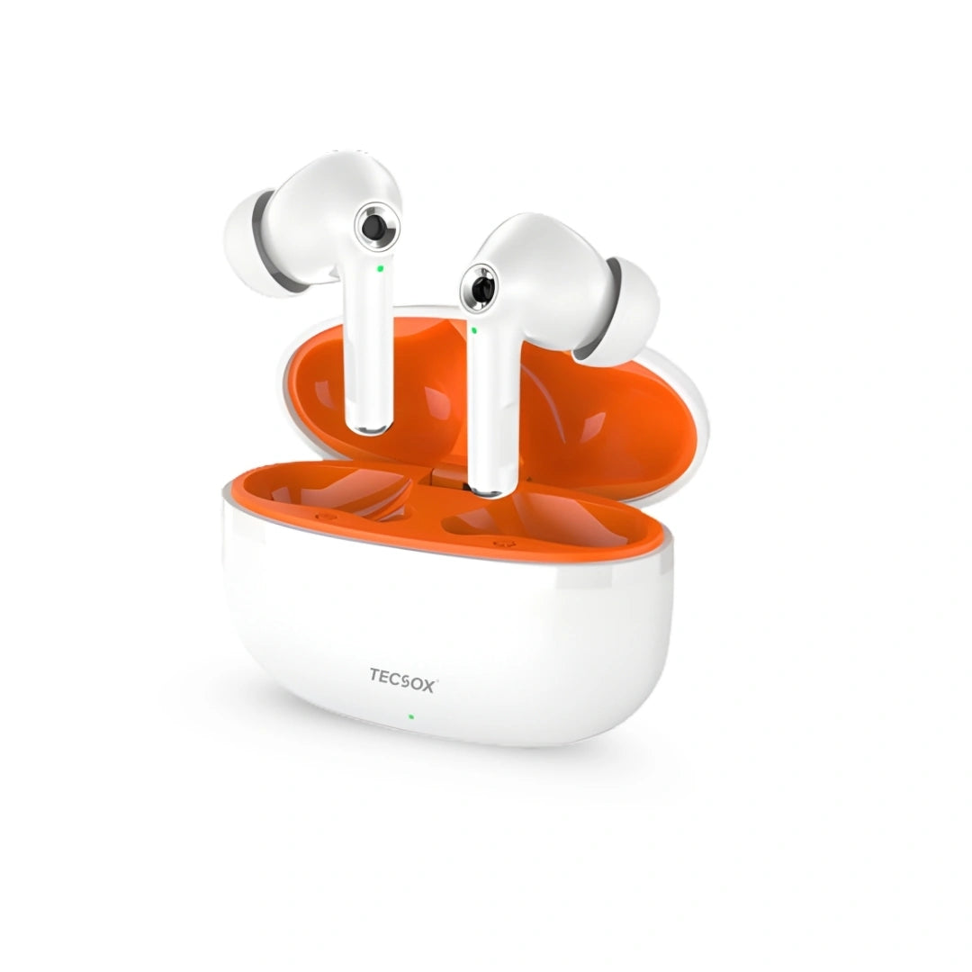 TecSox Omega 201 Wireless Earbud With Deep Bass & Comfortable Fit | IPX Water Resistant