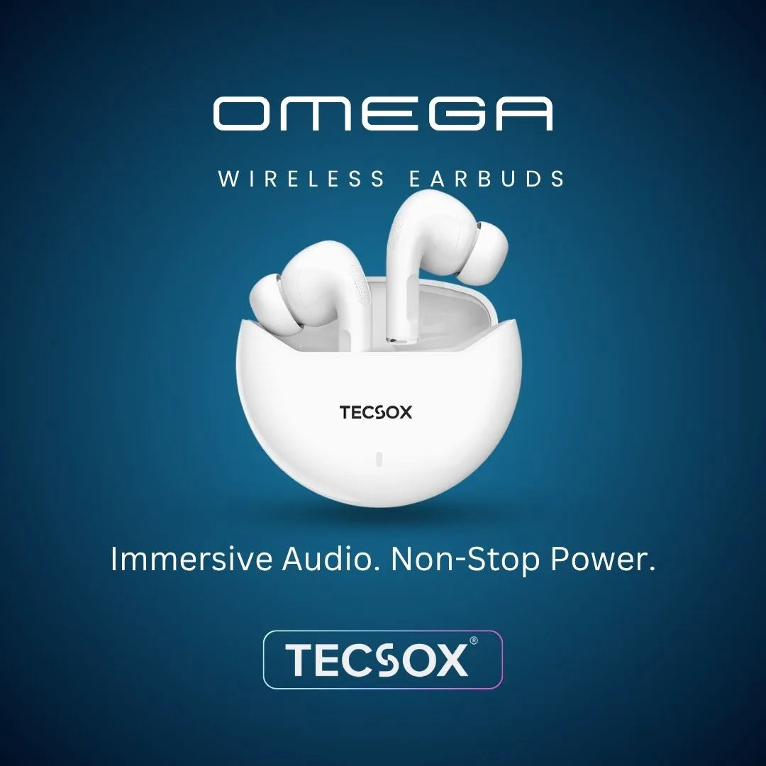 Buy TecSox Omega Wireless Earbud With Comfortable Fit