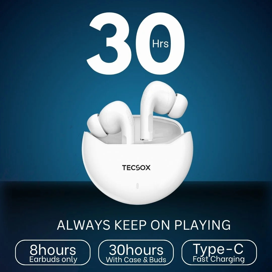 Buy TecSox Omega Wireless Earbud With Comfortable Fit