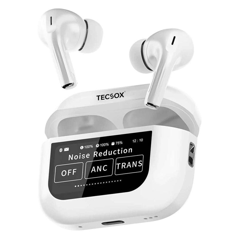 Alpha Touch Screen Bluetooth Earbuds | Noise cancellation - TecSox