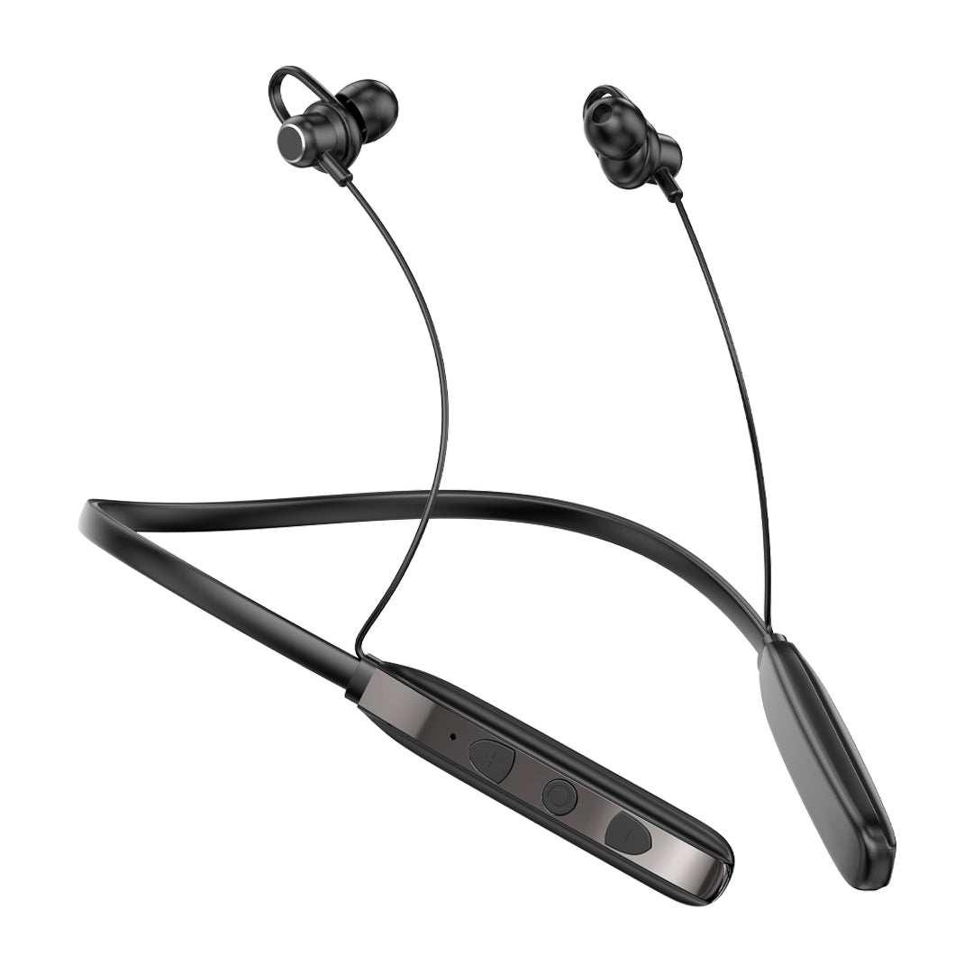 TecSox Verve Bluetooth Neckband | Metallic Touch + High Bass