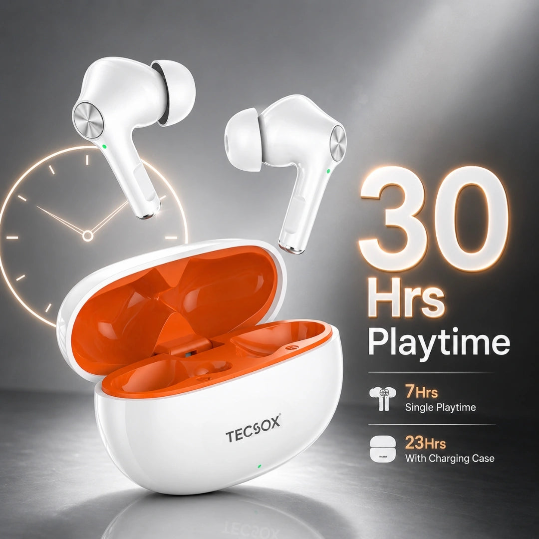 Buy TecSox Neo411 Wireless Earbud With Deep Bass & Comfortable Fit