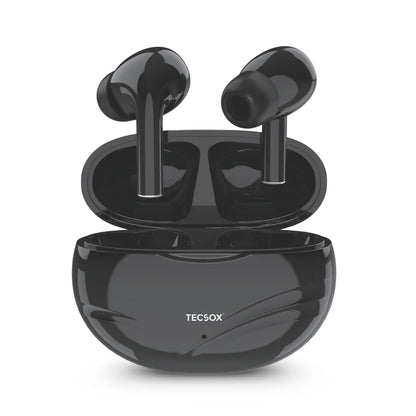 TecSox Neo591 Wireless Earbud With Deep Bass & Comfortable Fit | IPX Water Resistant