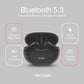TecSox Neo591 Wireless Earbud With Deep Bass & Comfortable Fit | IPX Water Resistant