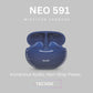 TecSox Neo591 Wireless Earbud With Deep Bass & Comfortable Fit | IPX Water Resistant