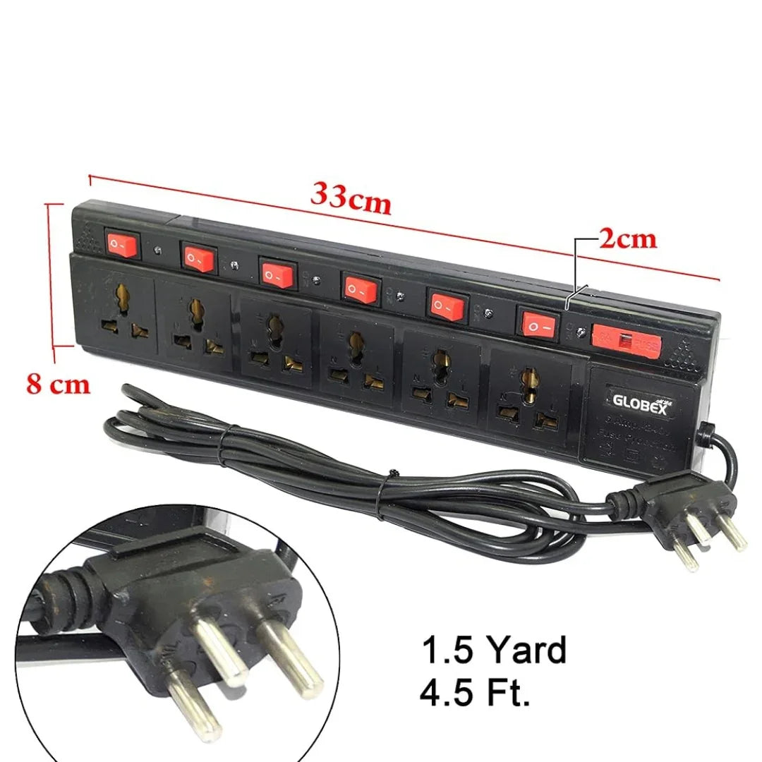 TecSox 6 Pin Extention Board  | 2.7 m length | Under Rs.350