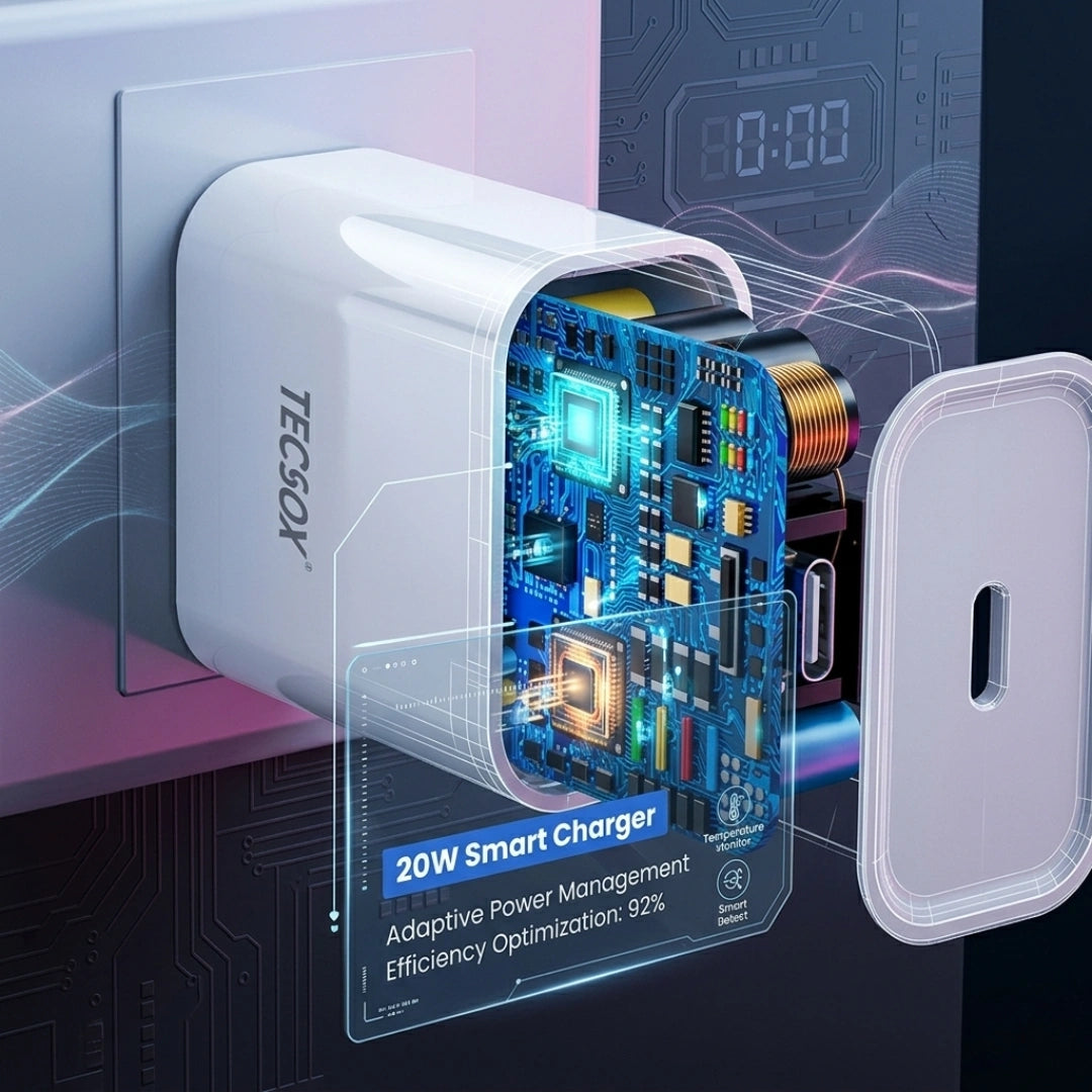 Type C 20W PD Wall Charger | For iOS & Samsung devices | Under ₹1999