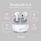 TecSox Neo591 Wireless Earbud With Deep Bass & Comfortable Fit | IPX Water Resistant