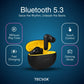 Order TecSox Pulse 611 Bluetooth Earbuds | Deep Bass | 30 Hour Play time