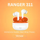 TecSox Ranger 311 Wireless Earbud With Deep Bass & Comfortable Fit | IPX Water Resistant