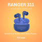 TecSox Ranger 311 Wireless Earbud With Deep Bass & Comfortable Fit | IPX Water Resistant