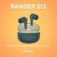 TecSox Ranger 311 Wireless Earbud With Deep Bass & Comfortable Fit | IPX Water Resistant