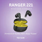 TecSox Ranger 221 Wireless Earbud With Deep Bass & Comfortable Fit | IPX Water Resistant