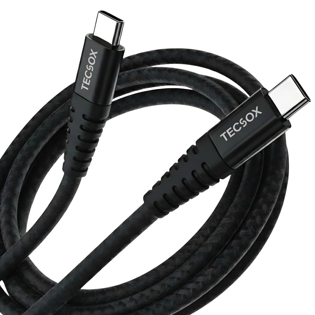 TecSox Zap Type-C to C | 1.5 Meter Fast Charging Cable | 60W
