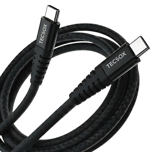 TecSox Zap Type-C to C | 1.5 Meter Fast Charging Cable | 60W