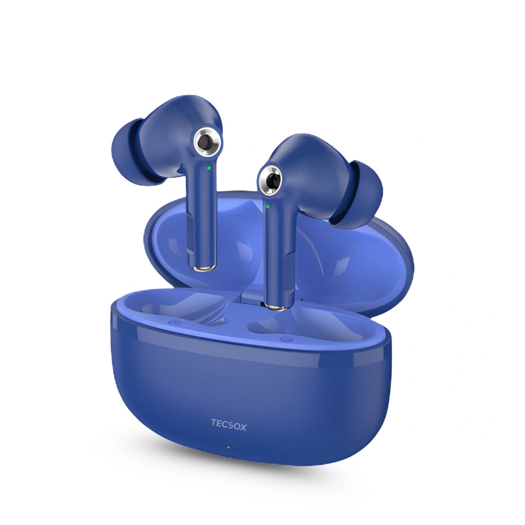 TecSox Omega 201 Wireless Earbud With Deep Bass & Comfortable Fit | IPX Water Resistant