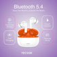 TecSox Ranger 221 Wireless Earbud With Deep Bass & Comfortable Fit | IPX Water Resistant
