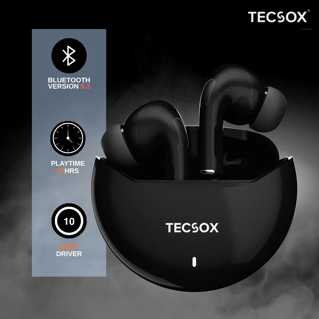 Buy TecSox Omega Wireless Earbud With Comfortable Fit