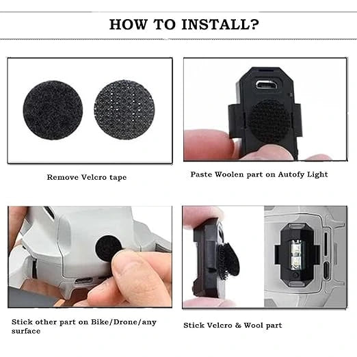 TecSox LED Emergency Strobe Light | USB Rechargeable