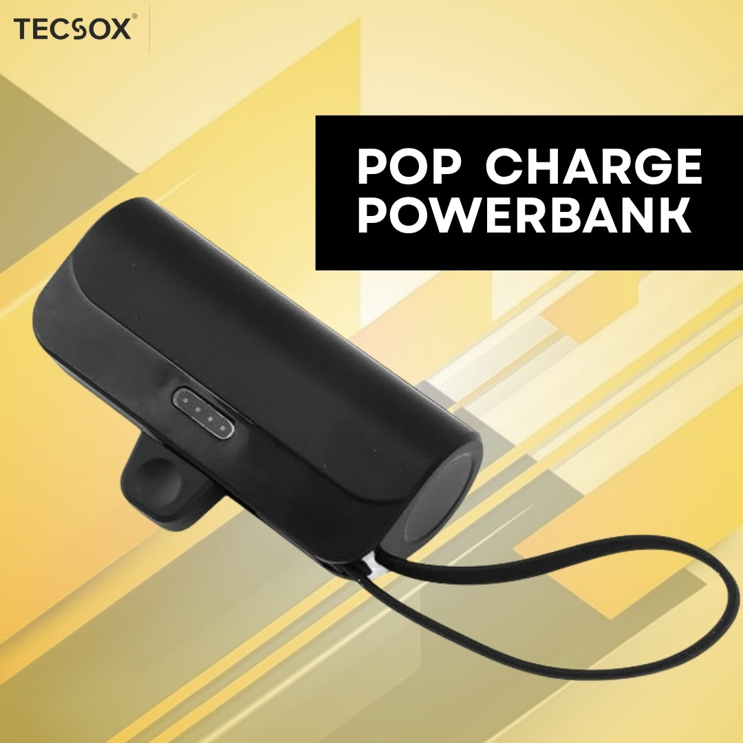 Buy TecSox POP Charge | 5000mAh Power Bank | 25W Output