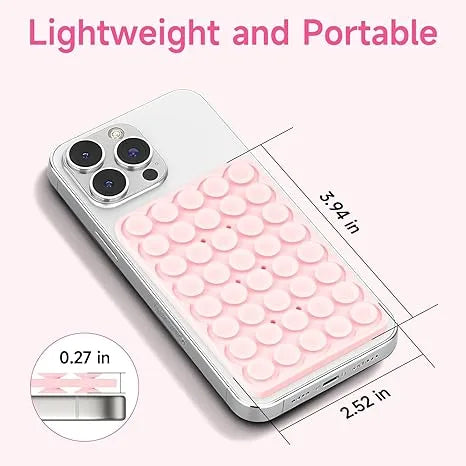 TecSox Silicone Suction Cup Phone Case | Strong Grip Holder