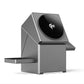 PowerCharge Wireless Charger for iPhone | Fast Charging Adaptor- Brushed Silver