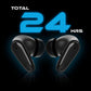 TecSox Dynamo Bluetooth Earbud | 24 Hr Play Time | Balanced Audio | IPX Water Resistant