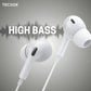 TecSox  Prime Type C Earphones Online | Supports All Device