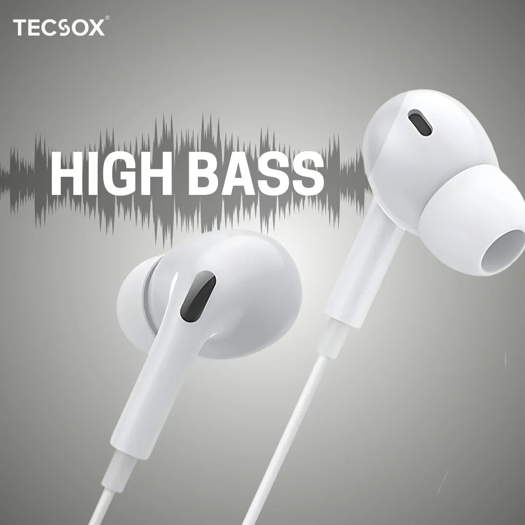 TecSox  Prime Type C Earphones Online | Supports All Device