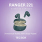 TecSox Ranger 221 Wireless Earbud With Deep Bass & Comfortable Fit | IPX Water Resistant