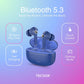 TecSox Omega 201 Wireless Earbud With Deep Bass & Comfortable Fit | IPX Water Resistant