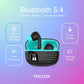 TecSox Nova 211 Wireless Earbud With Deep Bass & Comfortable Fit | IPX Water Resistant