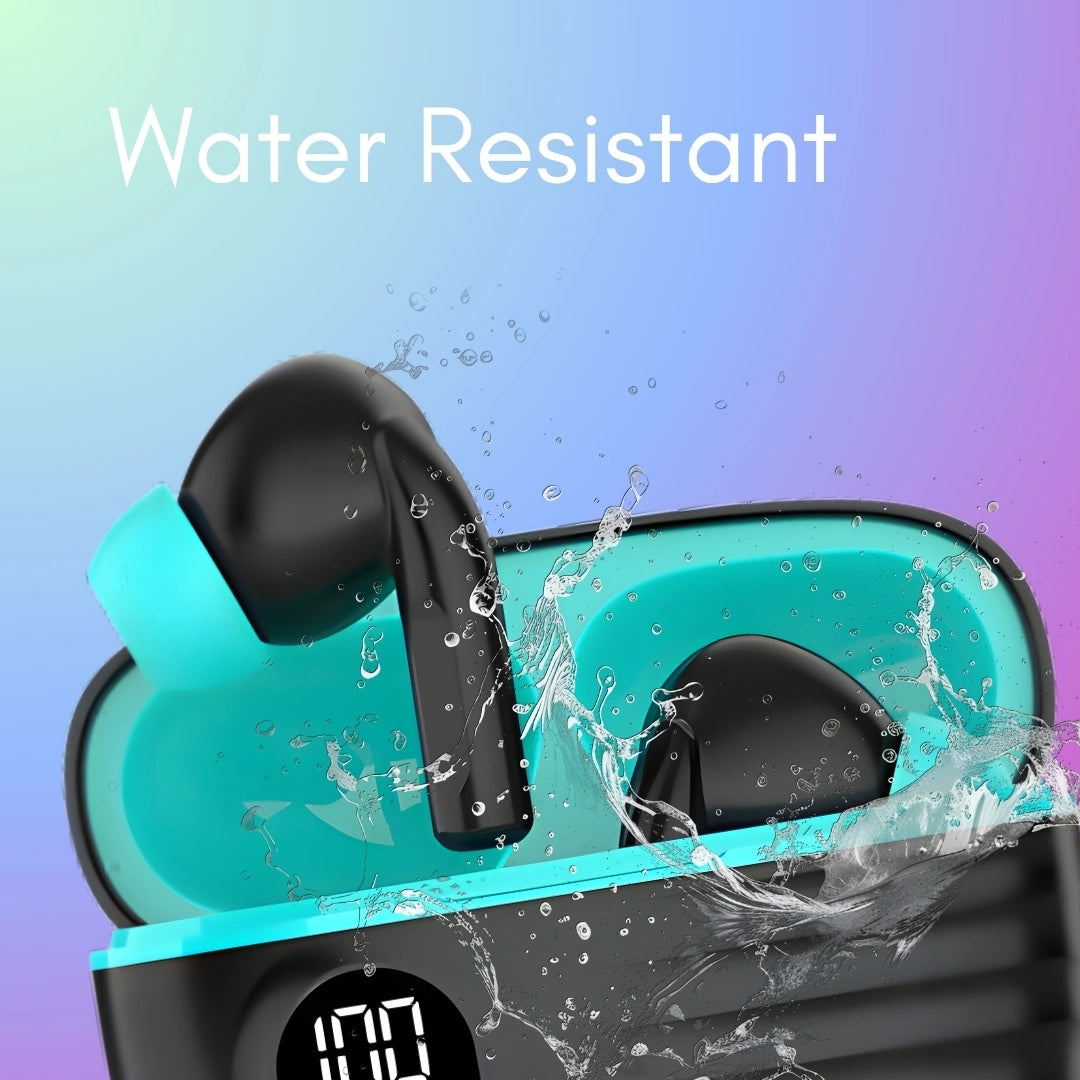 TecSox Nova 211 Wireless Earbud With Deep Bass & Comfortable Fit | IPX Water Resistant