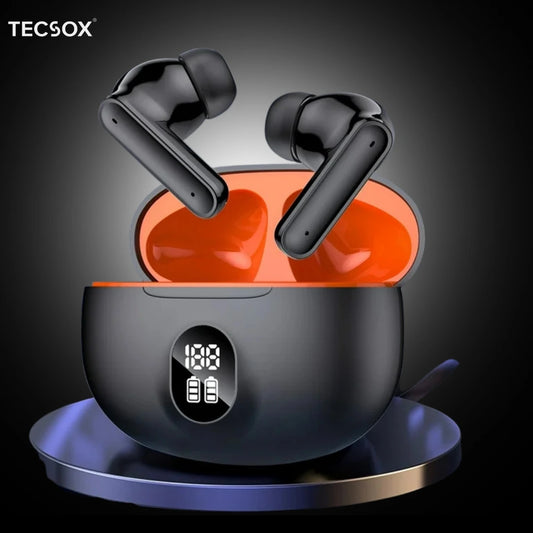 Order TecSox Pulse411  Bluetooth Earbuds | Deep Bass | Under ₹1000