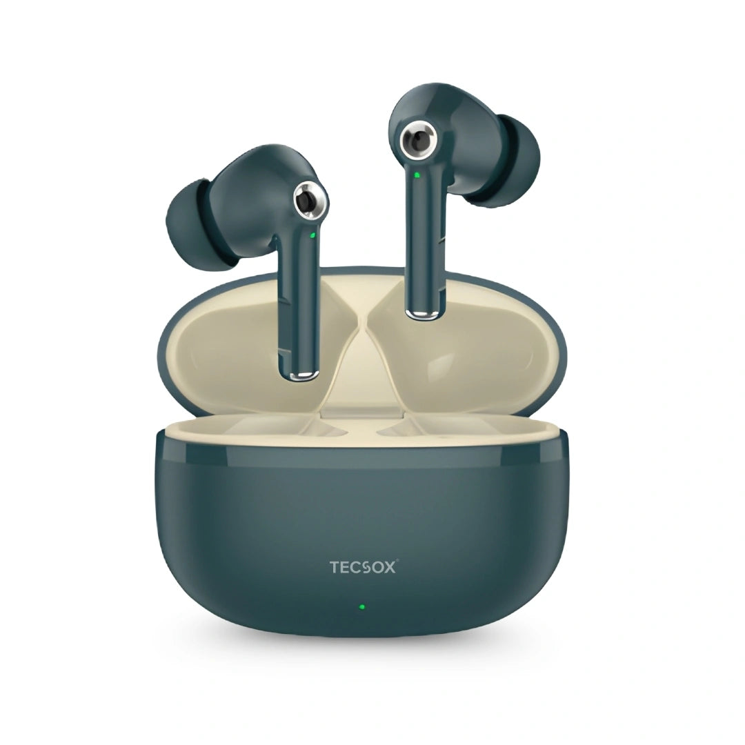 TecSox Omega 201 Wireless Earbud With Deep Bass & Comfortable Fit | IPX Water Resistant
