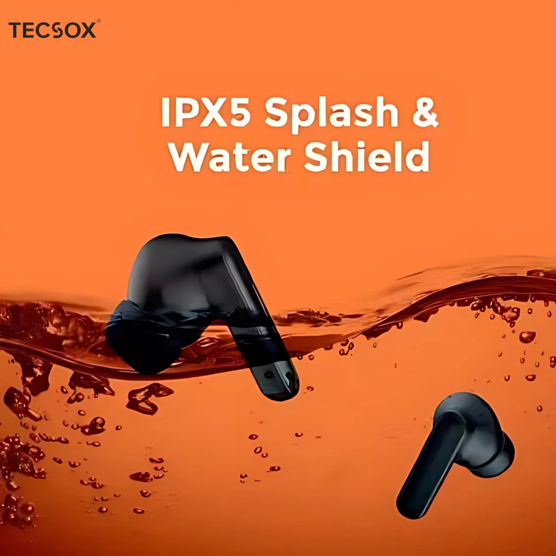 Order TecSox Pulse411  Bluetooth Earbuds | Deep Bass | Under ₹1000