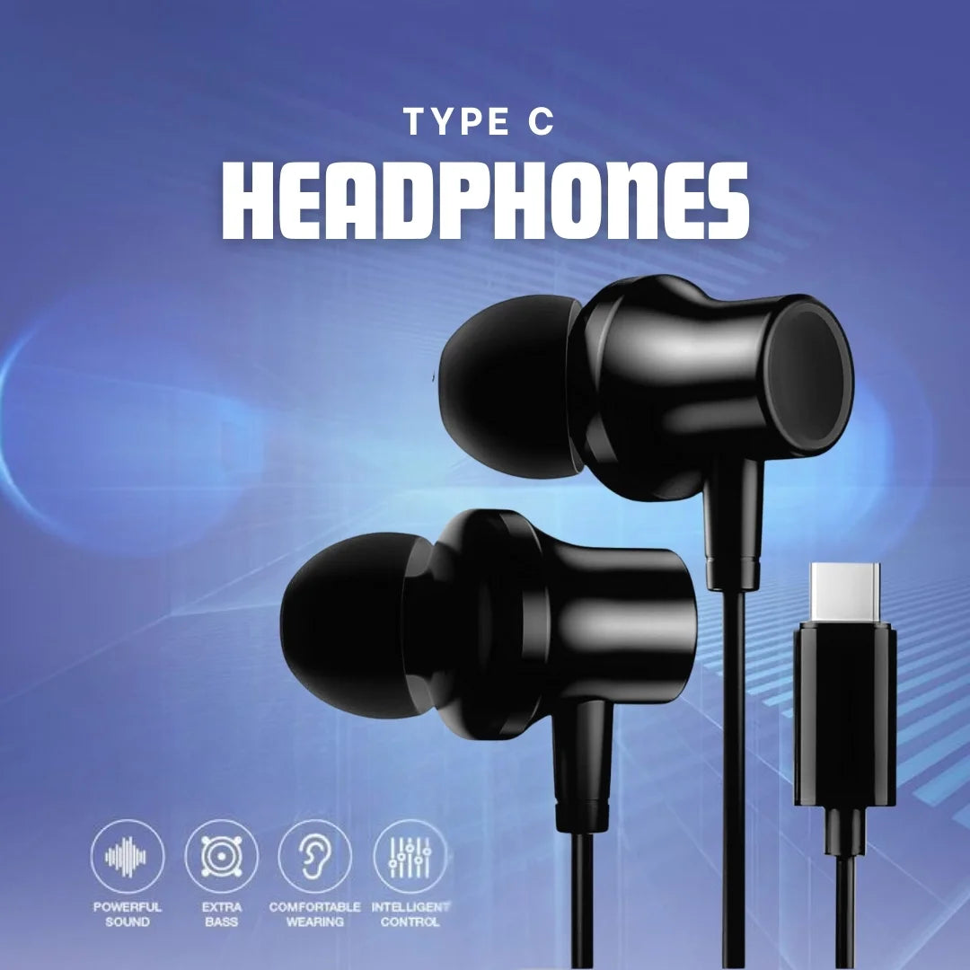 Order TecSox Type C Earphones Online | Supports All Device