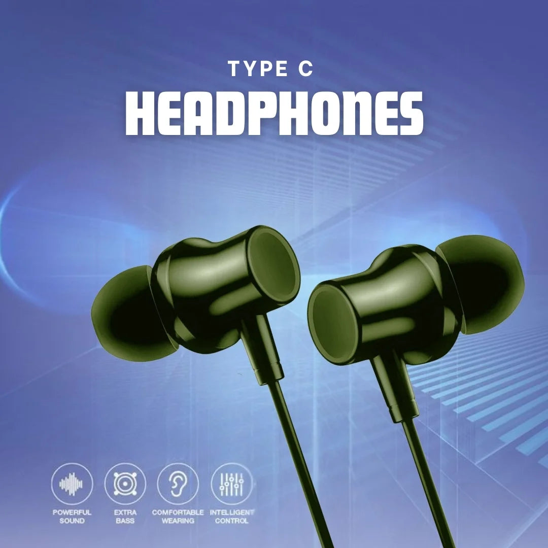 Order TecSox Type C Earphones Online | Supports All Device