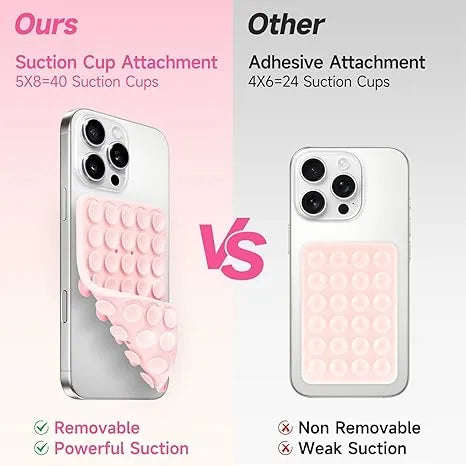 TecSox Silicone Suction Cup Phone Case | Strong Grip Holder