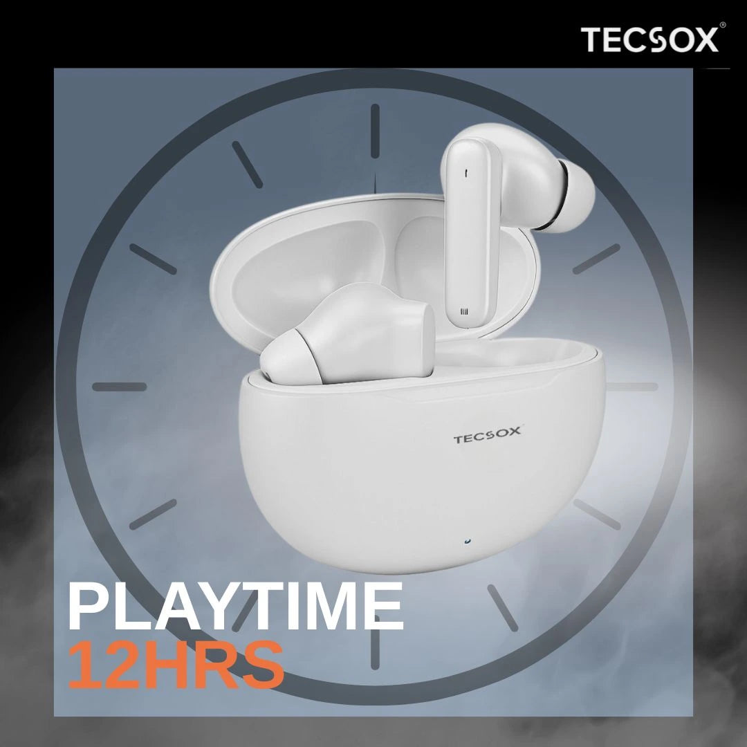 Order TecSox Pulse 611 Bluetooth Earbuds | Deep Bass | Under ₹1000