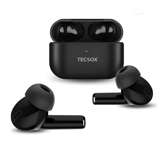 Order TecPod Pro Black Matte Bluetooth Earbuds | Deep Bass | Under ₹1000