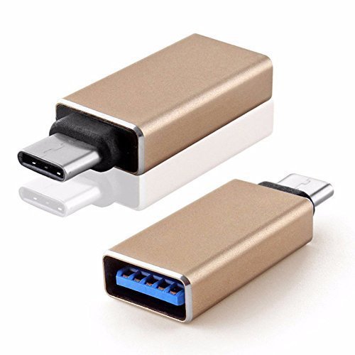 TecSox Aluminium Type C OTG Adapter to USB 2. 0
