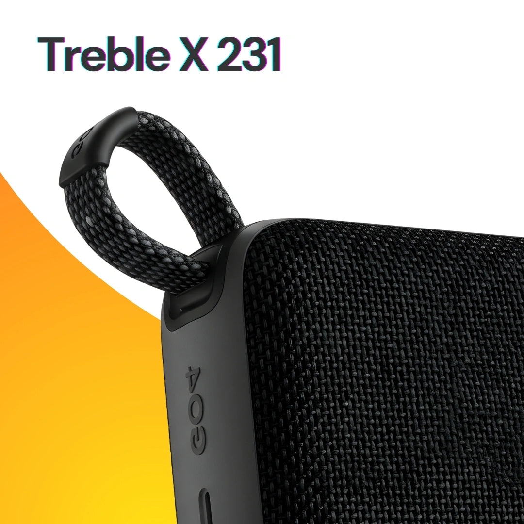 TecSox Treble X 231 | Speaker with 10watt & Powerful Bass