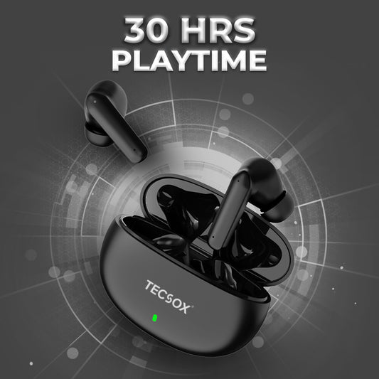 Fire TWS Bluetooth Earbud | 30 Hr | Powerful Bass | IPX Water Resistant