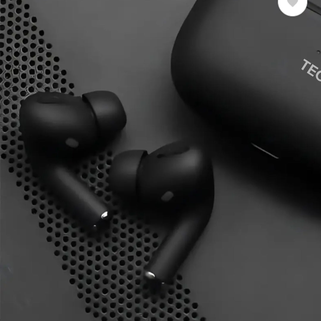 Buy TecPod Pro Black Matt Bluetooth Earbuds | Deep Bass | Water Resistant