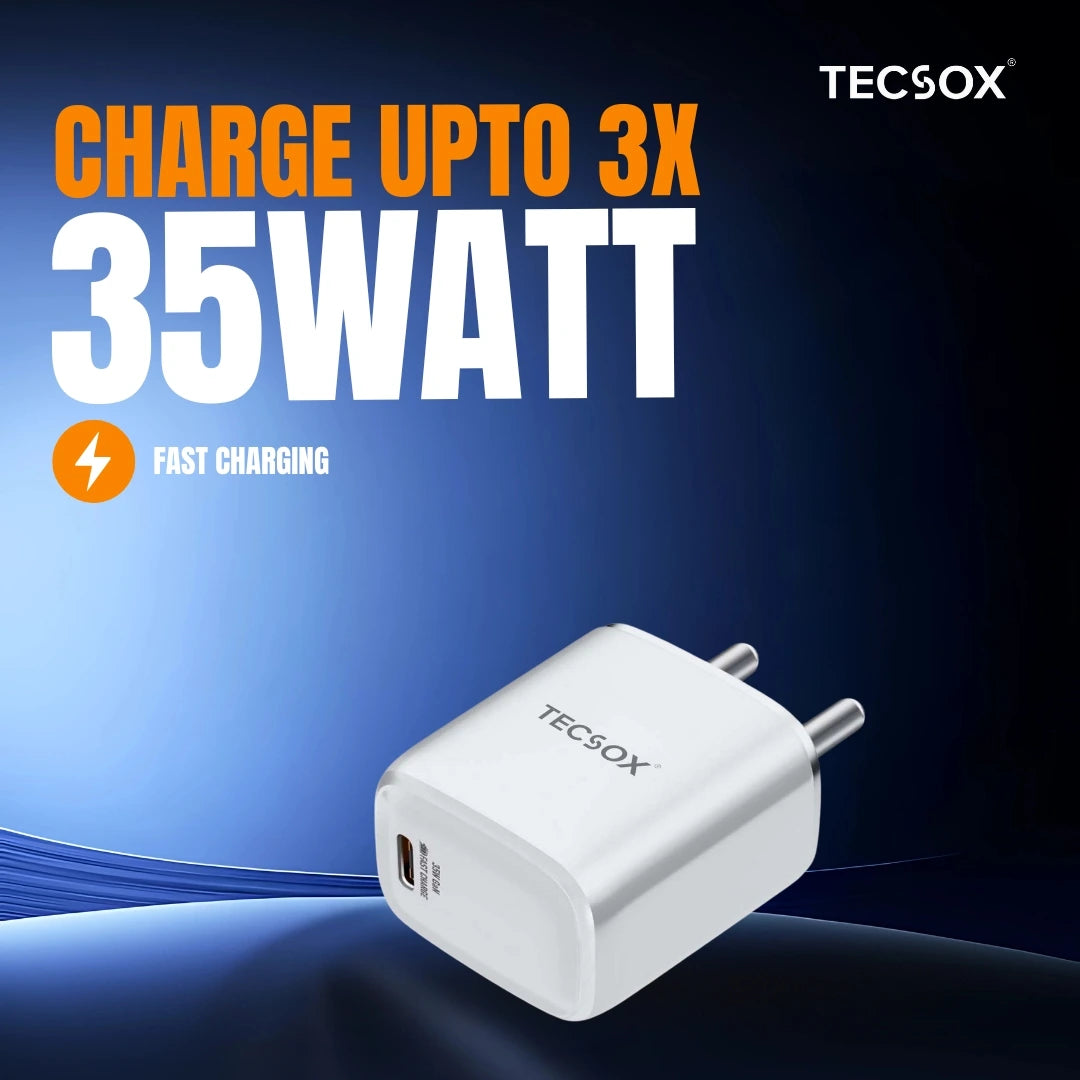 Type C Gan Charger + Type C To C Cable | 35Watt Under | ₹1000