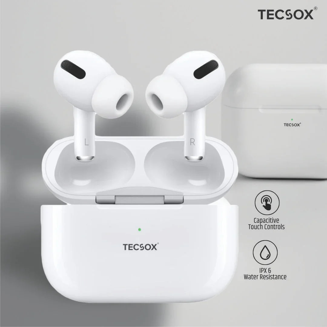 Buy TecPod Pro White Bluetooth Earbuds Deep Bass Water