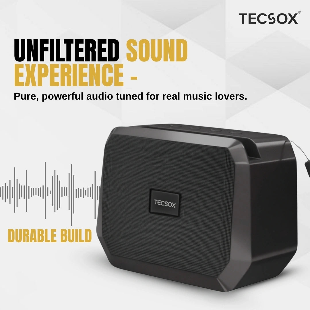 TecSox Blast Pro | Speaker with 10watt & Powerful Bass