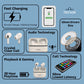 TecSox Moon Bluetooth Earbud With Deep Bass & Comfortable Fit | 30Hrs Playtime | IPX Water Resistant